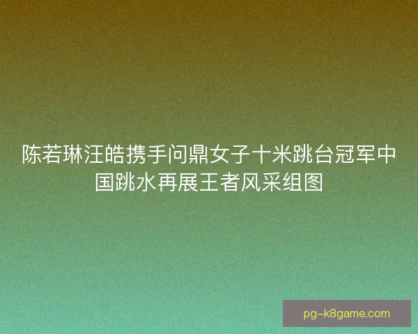 陈若琳汪皓携手问鼎女子十米跳台冠军中国跳水再展王者风采组图
